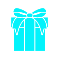 An image of a present wrapped up with a bow